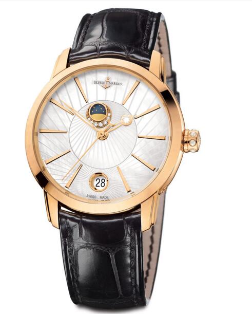 Review Ulysse Nardin Classico Lady Luna 8296-123-2/91 Replica watch